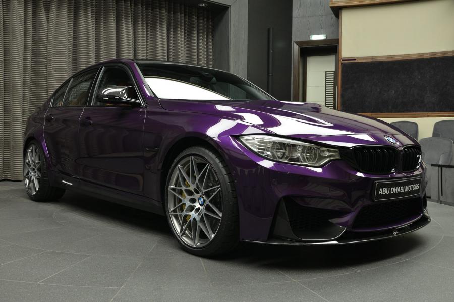 BMW M3 Sedan Competition Package in Twilight Purple by Abu Dhabi Motors '2017